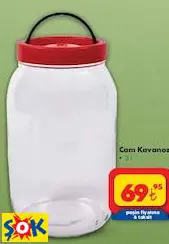 CAM KAVANOZ 3 L